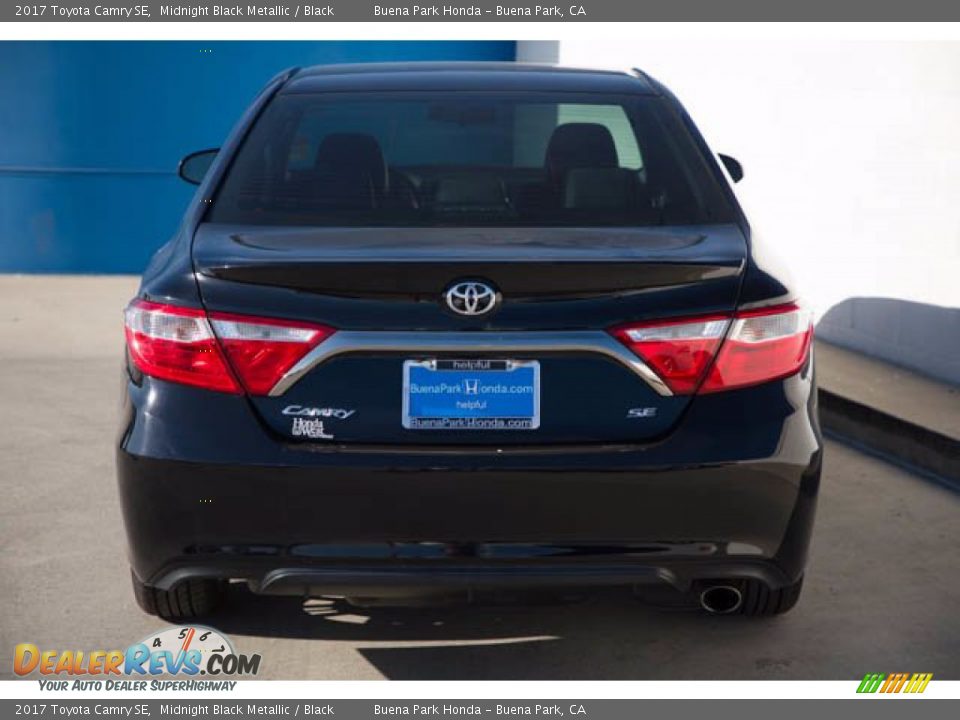 2017 Toyota Camry SE Midnight Black Metallic / Black Photo #9