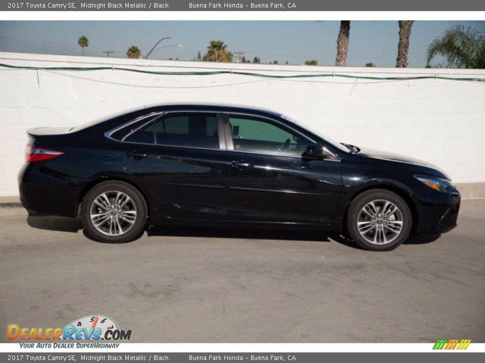 2017 Toyota Camry SE Midnight Black Metallic / Black Photo #12