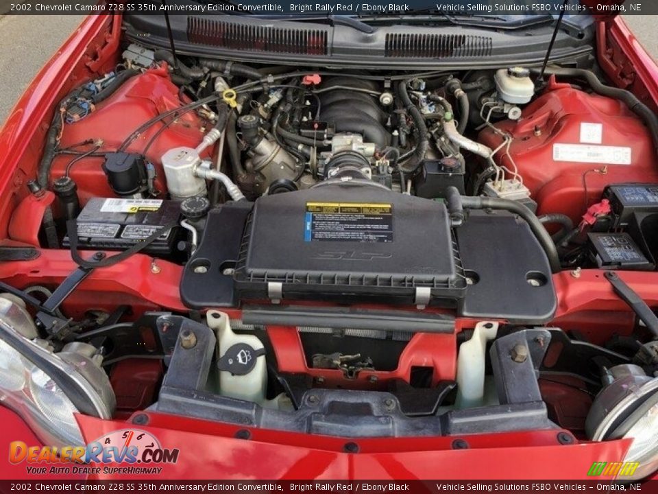 2002 Chevrolet Camaro Z28 SS 35th Anniversary Edition Convertible 5.7 Liter OHV 16-Valve LS1 V8 Engine Photo #9