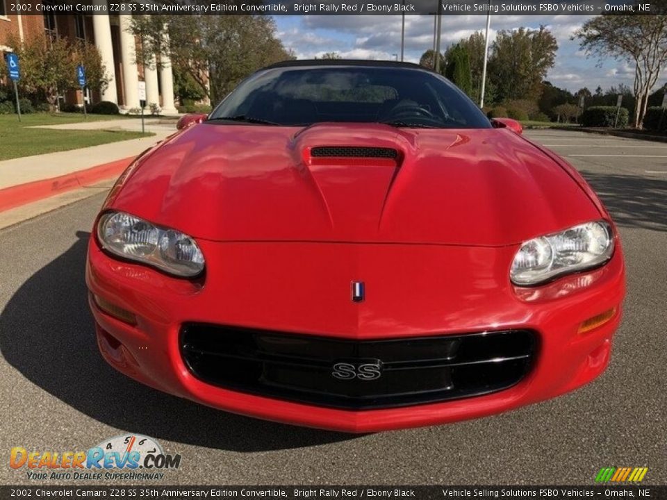 2002 Chevrolet Camaro Z28 SS 35th Anniversary Edition Convertible Bright Rally Red / Ebony Black Photo #12