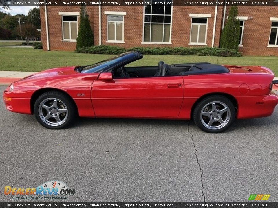 2002 Chevrolet Camaro Z28 SS 35th Anniversary Edition Convertible Bright Rally Red / Ebony Black Photo #17