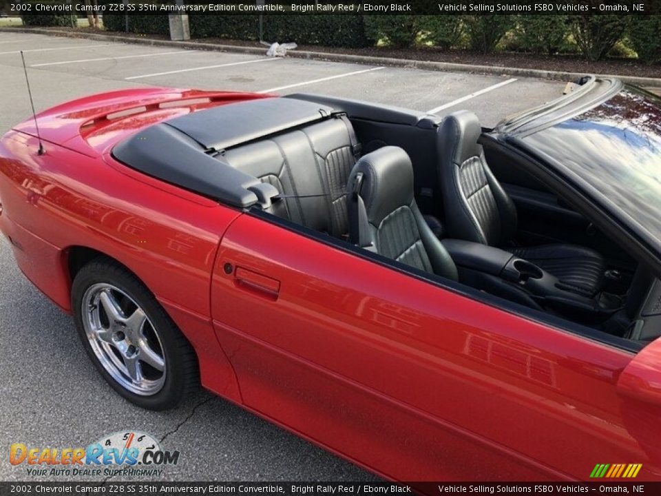 Rear Seat of 2002 Chevrolet Camaro Z28 SS 35th Anniversary Edition Convertible Photo #19