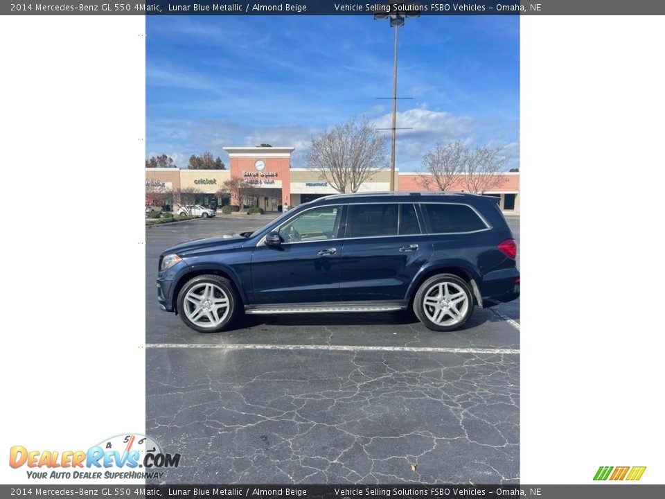 2014 Mercedes-Benz GL 550 4Matic Lunar Blue Metallic / Almond Beige Photo #1