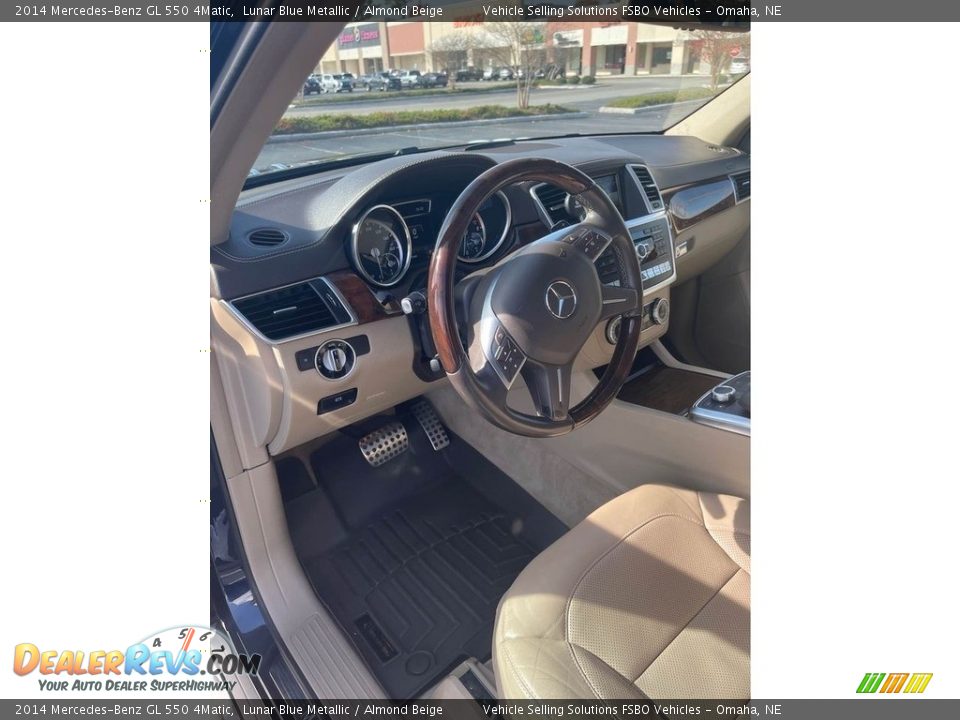 2014 Mercedes-Benz GL 550 4Matic Lunar Blue Metallic / Almond Beige Photo #3