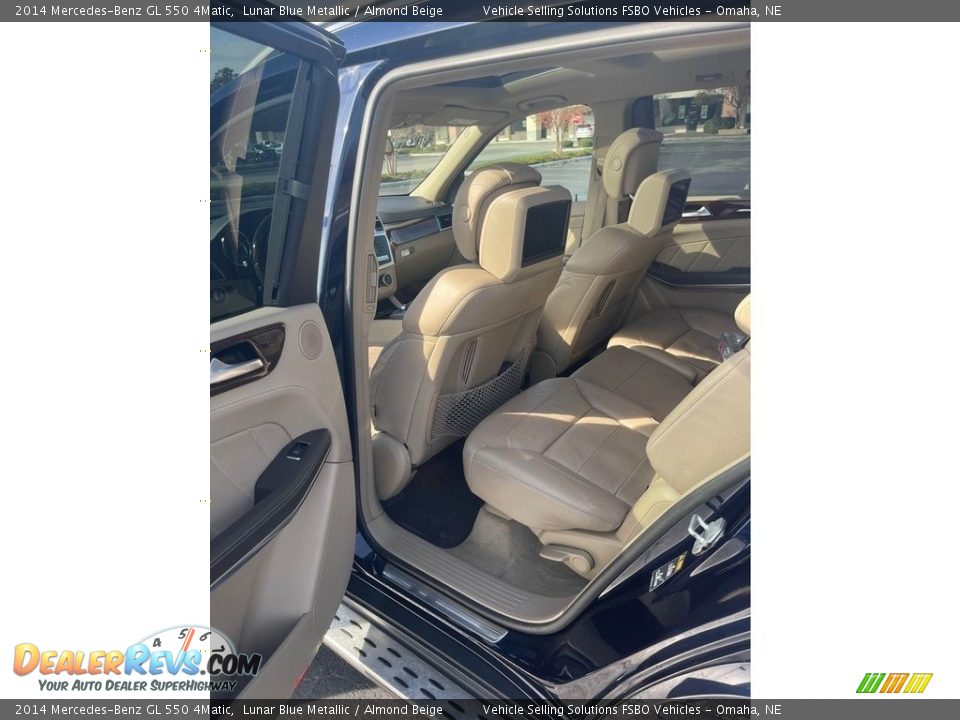 2014 Mercedes-Benz GL 550 4Matic Lunar Blue Metallic / Almond Beige Photo #4