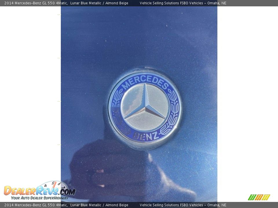 2014 Mercedes-Benz GL 550 4Matic Lunar Blue Metallic / Almond Beige Photo #8