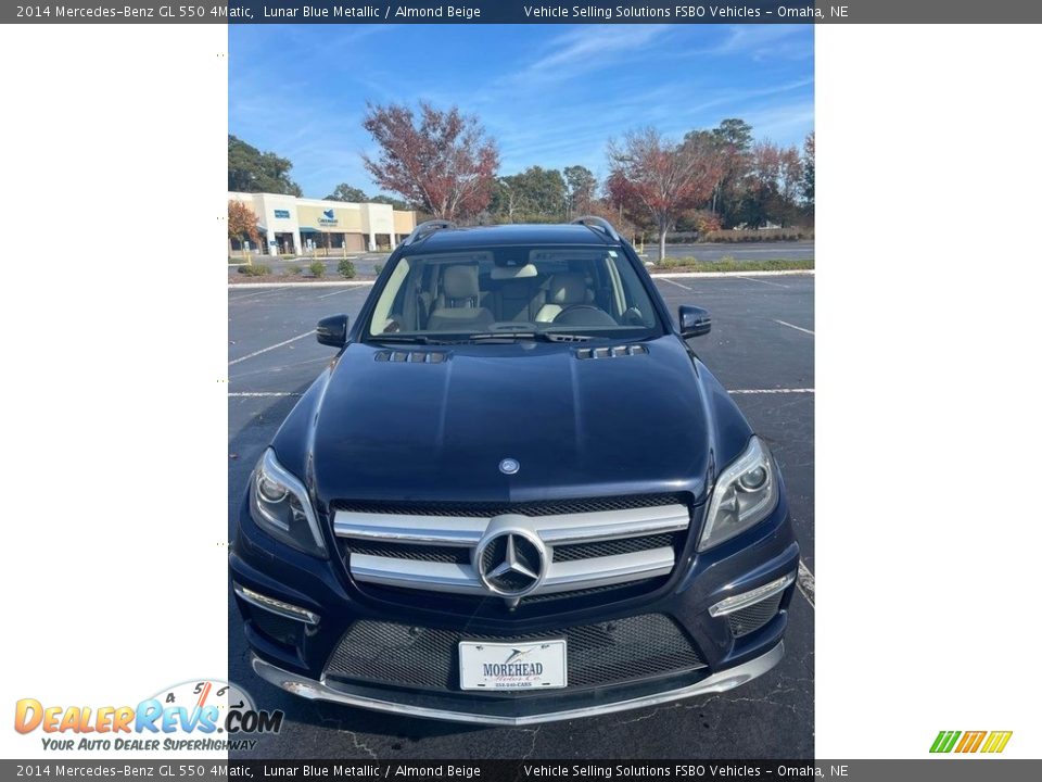 2014 Mercedes-Benz GL 550 4Matic Lunar Blue Metallic / Almond Beige Photo #9