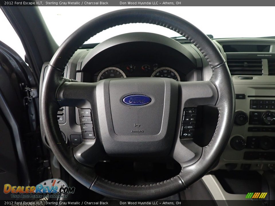 2012 Ford Escape XLT Sterling Gray Metallic / Charcoal Black Photo #24