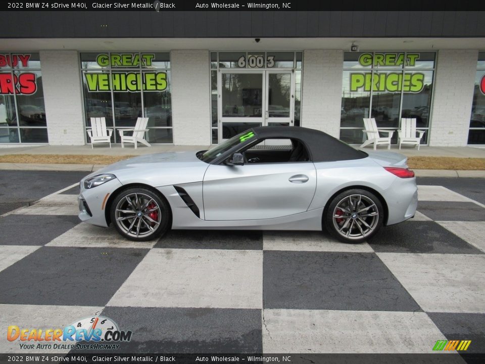 2022 BMW Z4 sDrive M40i Glacier Silver Metallic / Black Photo #1