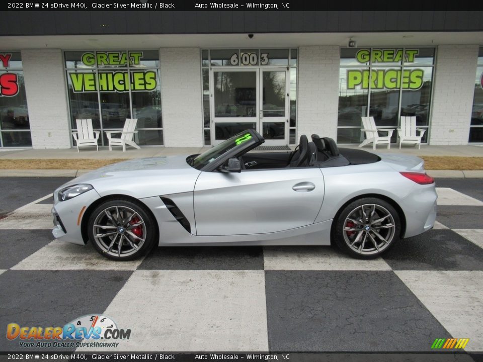 2022 BMW Z4 sDrive M40i Glacier Silver Metallic / Black Photo #2