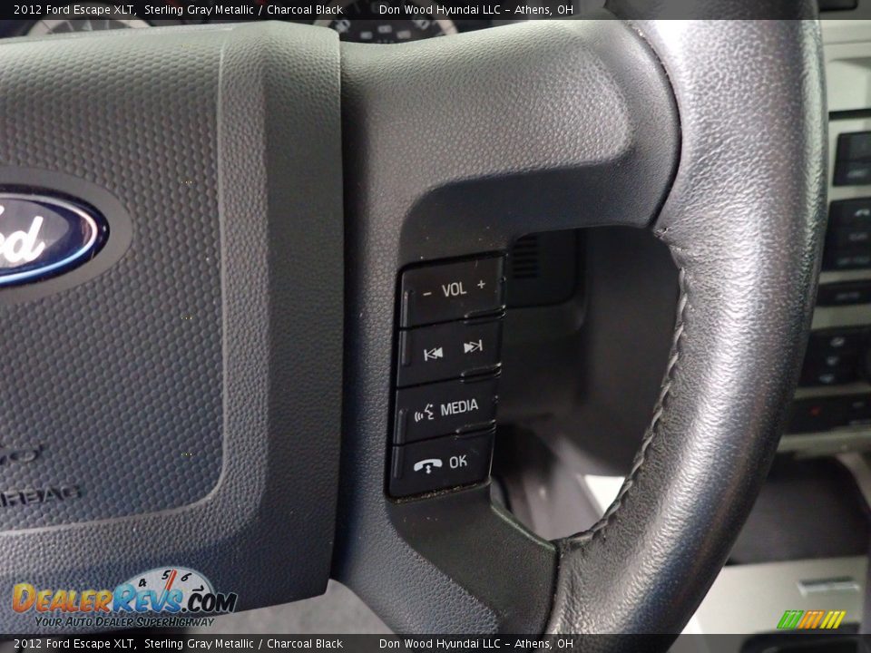 2012 Ford Escape XLT Sterling Gray Metallic / Charcoal Black Photo #27