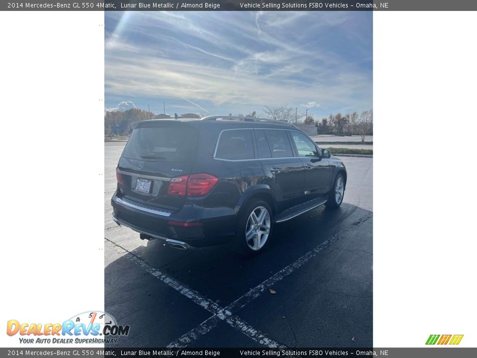 2014 Mercedes-Benz GL 550 4Matic Lunar Blue Metallic / Almond Beige Photo #16