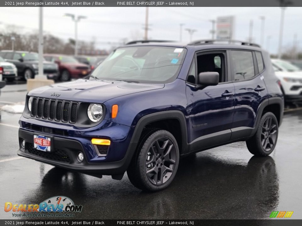 2021 Jeep Renegade Latitude 4x4 Jetset Blue / Black Photo #1