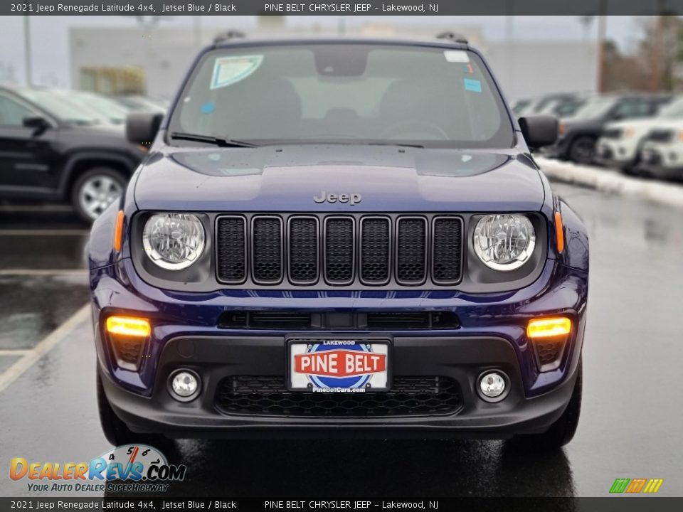 2021 Jeep Renegade Latitude 4x4 Jetset Blue / Black Photo #2