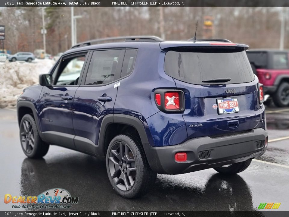 2021 Jeep Renegade Latitude 4x4 Jetset Blue / Black Photo #4