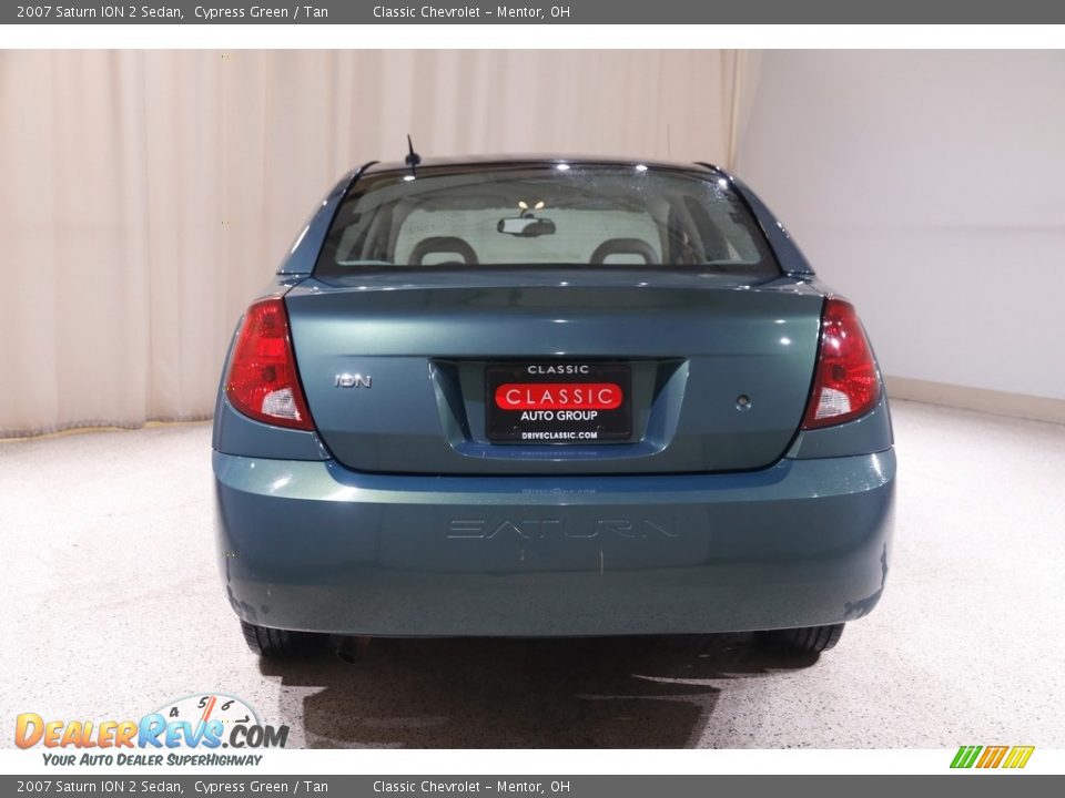 2007 Saturn ION 2 Sedan Cypress Green / Tan Photo #14