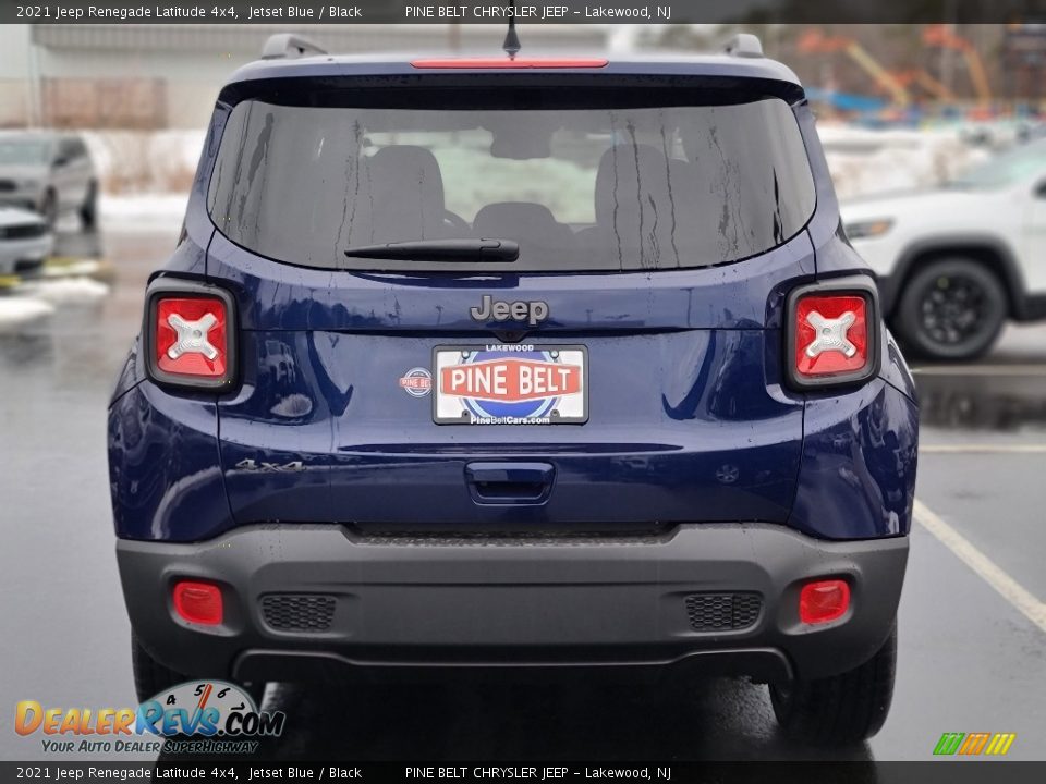 2021 Jeep Renegade Latitude 4x4 Jetset Blue / Black Photo #5