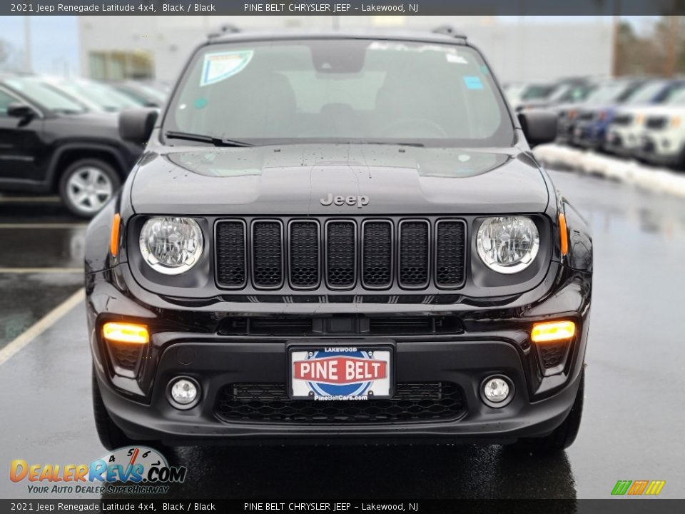 2021 Jeep Renegade Latitude 4x4 Black / Black Photo #2