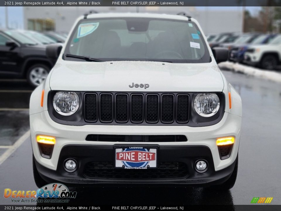 2021 Jeep Renegade Latitude 4x4 Alpine White / Black Photo #2