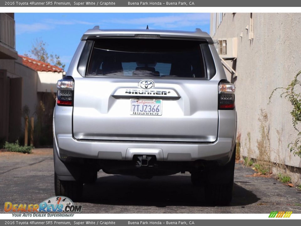 2016 Toyota 4Runner SR5 Premium Super White / Graphite Photo #6