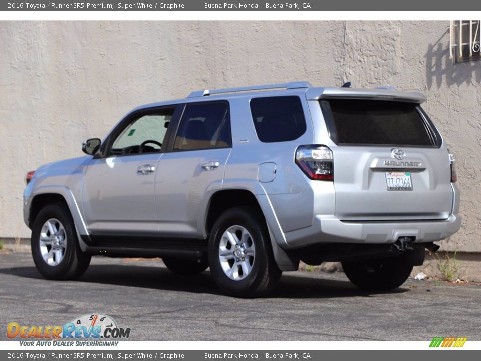 2016 Toyota 4Runner SR5 Premium Super White / Graphite Photo #7