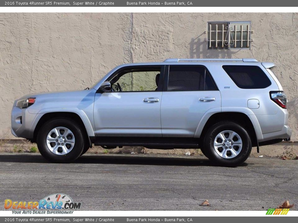 2016 Toyota 4Runner SR5 Premium Super White / Graphite Photo #8