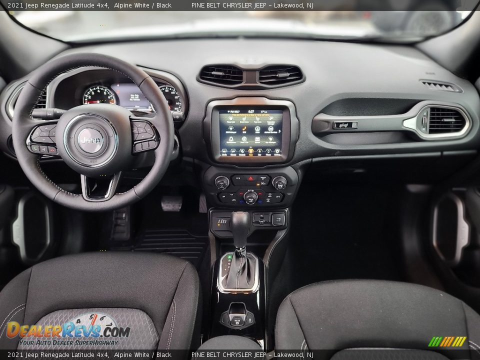 2021 Jeep Renegade Latitude 4x4 Alpine White / Black Photo #7