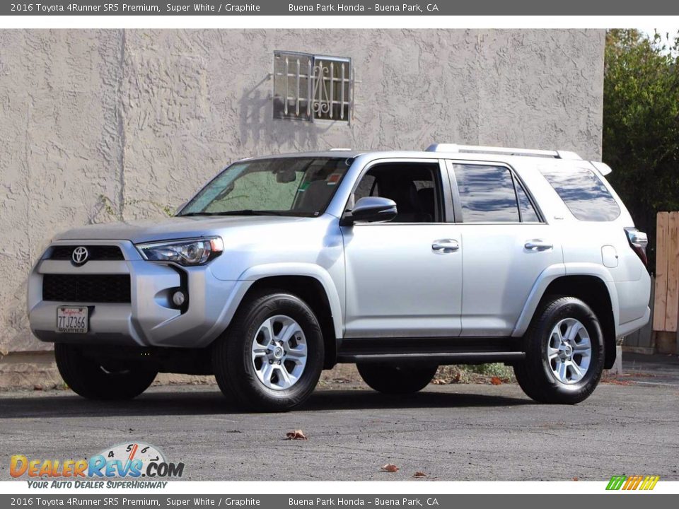 2016 Toyota 4Runner SR5 Premium Super White / Graphite Photo #9