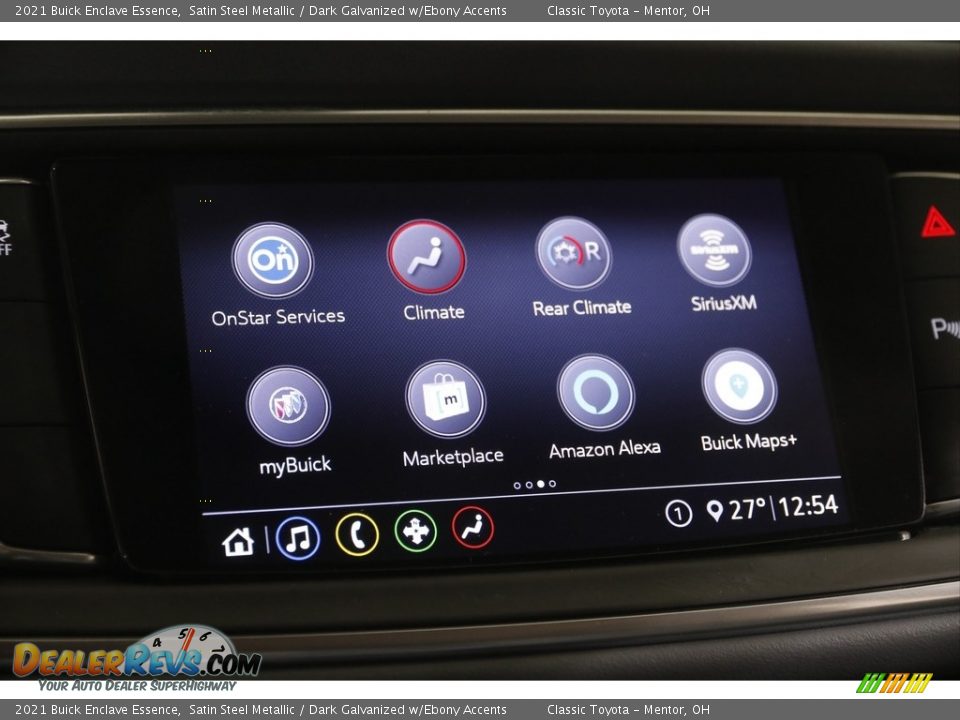 2021 Buick Enclave Essence Satin Steel Metallic / Dark Galvanized w/Ebony Accents Photo #12