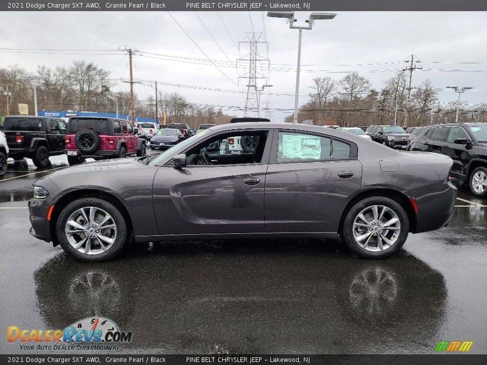 2021 Dodge Charger SXT AWD Granite Pearl / Black Photo #3