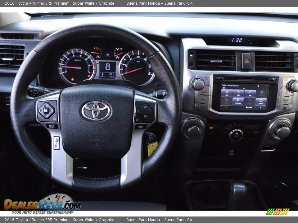 2016 Toyota 4Runner SR5 Premium Super White / Graphite Photo #16