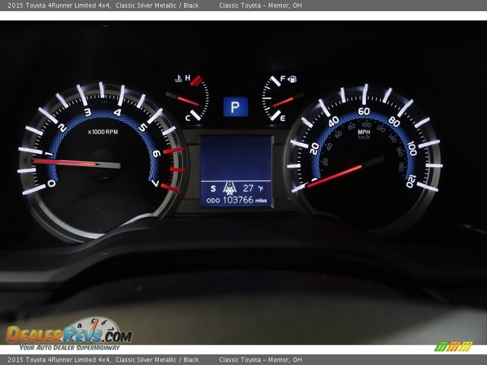 2015 Toyota 4Runner Limited 4x4 Classic Silver Metallic / Black Photo #8