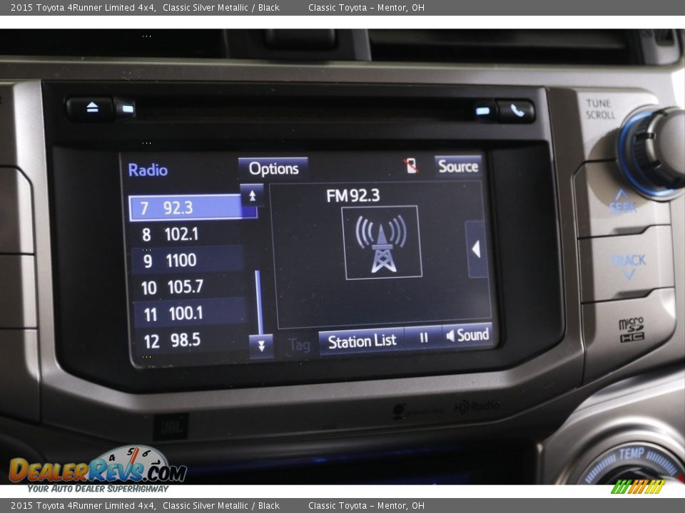 2015 Toyota 4Runner Limited 4x4 Classic Silver Metallic / Black Photo #10