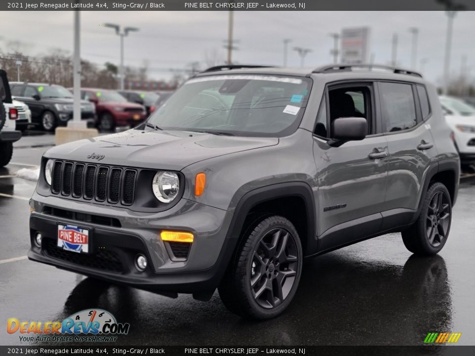 2021 Jeep Renegade Latitude 4x4 Sting-Gray / Black Photo #1