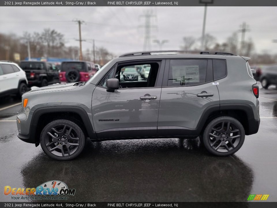 2021 Jeep Renegade Latitude 4x4 Sting-Gray / Black Photo #3