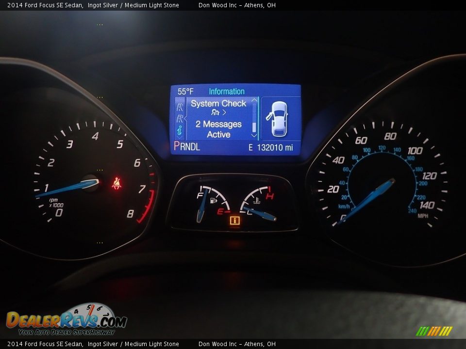 2014 Ford Focus SE Sedan Ingot Silver / Medium Light Stone Photo #27