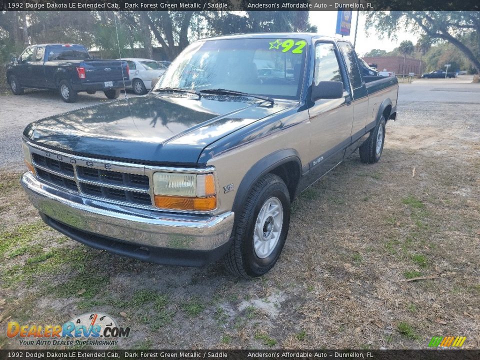 Front 3/4 View of 1992 Dodge Dakota LE Extended Cab Photo #7