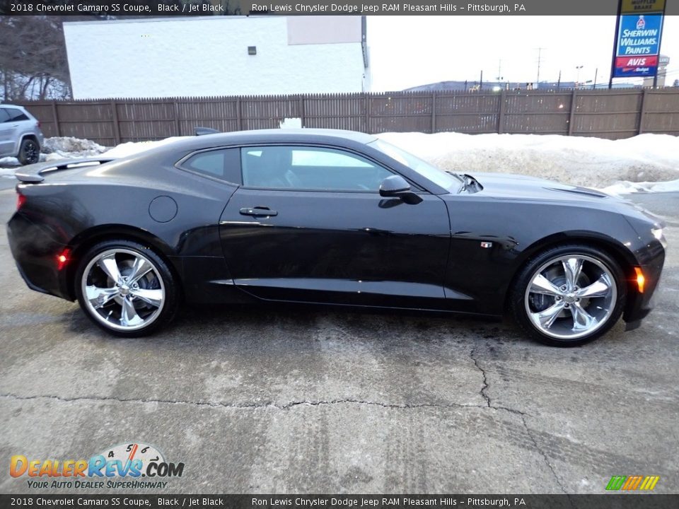 2018 Chevrolet Camaro SS Coupe Black / Jet Black Photo #6