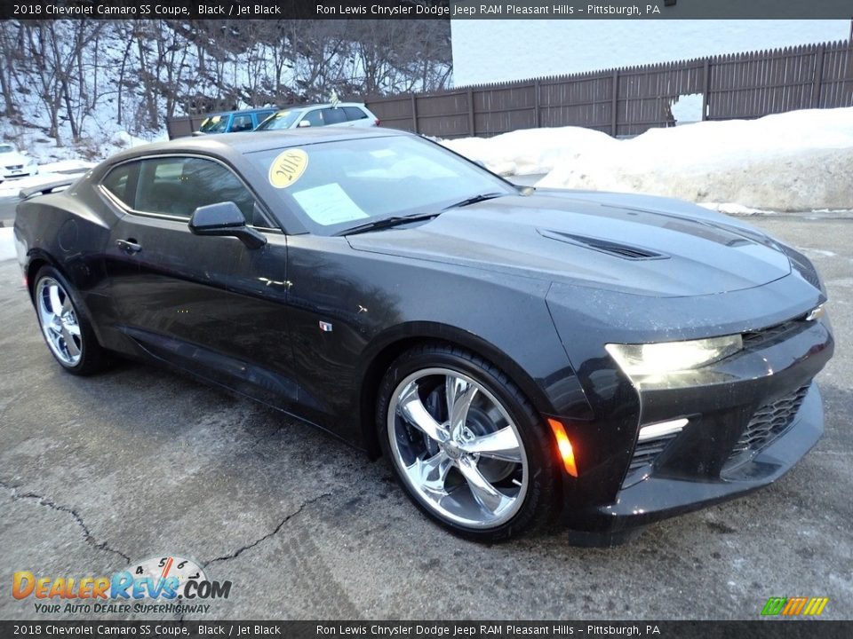 2018 Chevrolet Camaro SS Coupe Black / Jet Black Photo #7