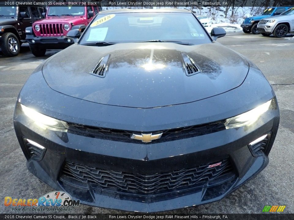 2018 Chevrolet Camaro SS Coupe Black / Jet Black Photo #8