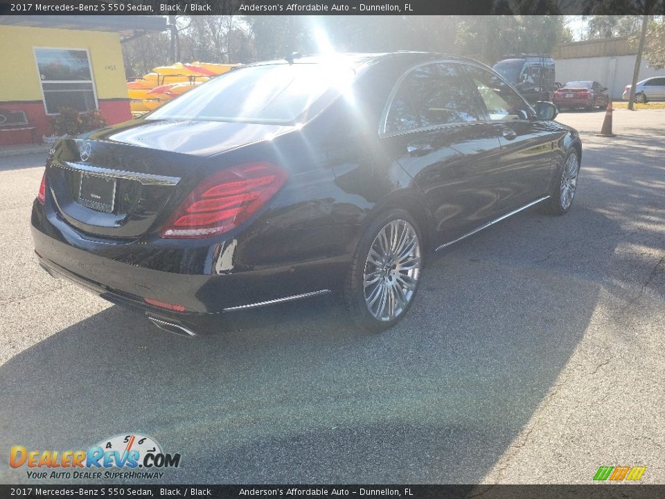 2017 Mercedes-Benz S 550 Sedan Black / Black Photo #3