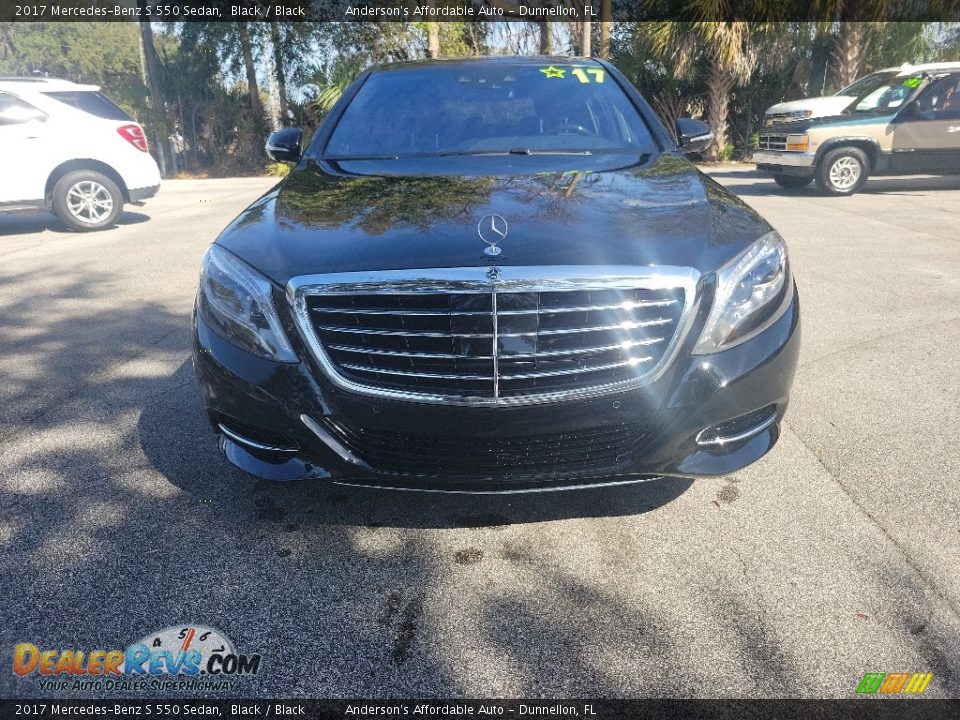 2017 Mercedes-Benz S 550 Sedan Black / Black Photo #8