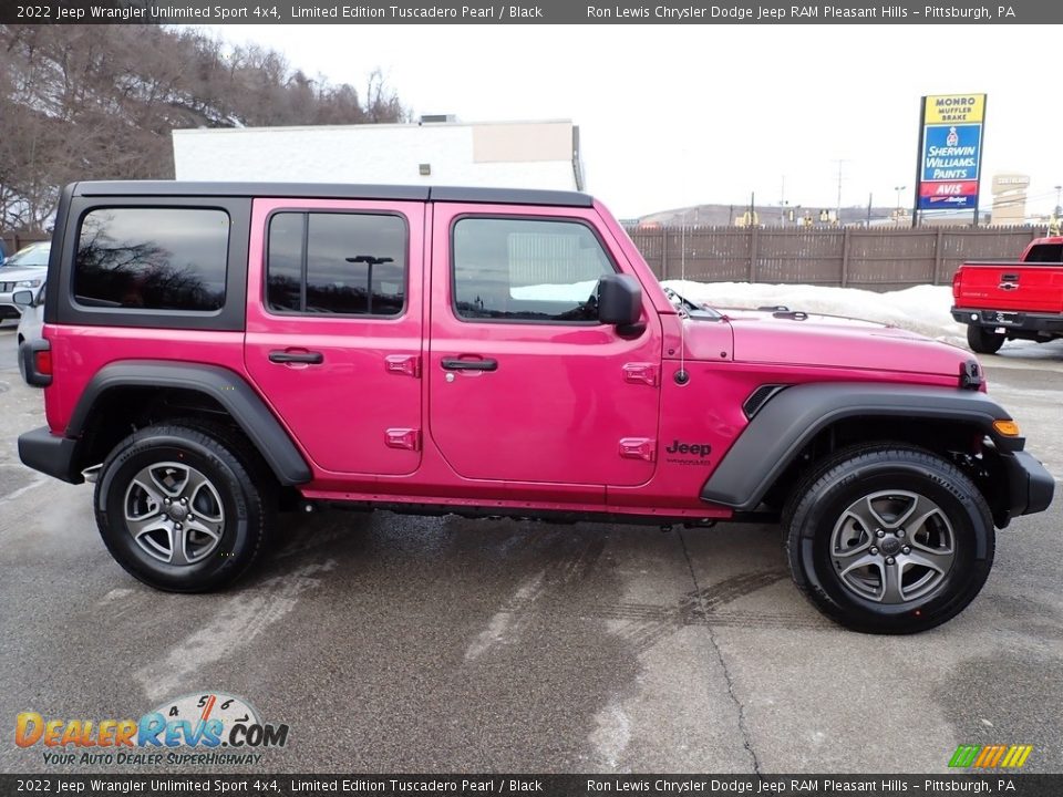 2022 Jeep Wrangler Unlimited Sport 4x4 Limited Edition Tuscadero Pearl / Black Photo #7