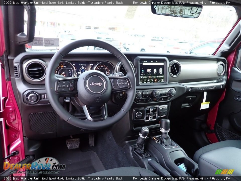Dashboard of 2022 Jeep Wrangler Unlimited Sport 4x4 Photo #13