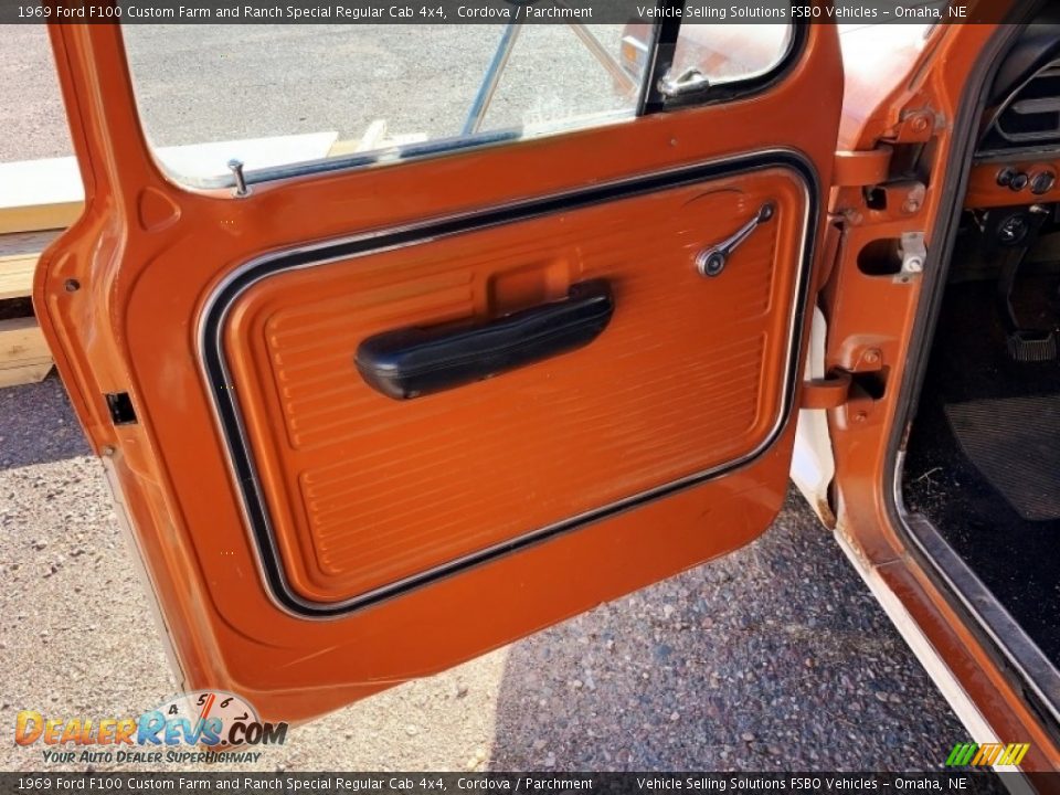 Door Panel of 1969 Ford F100 Custom Farm and Ranch Special Regular Cab 4x4 Photo #3