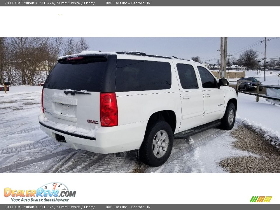 2011 GMC Yukon XL SLE 4x4 Summit White / Ebony Photo #4