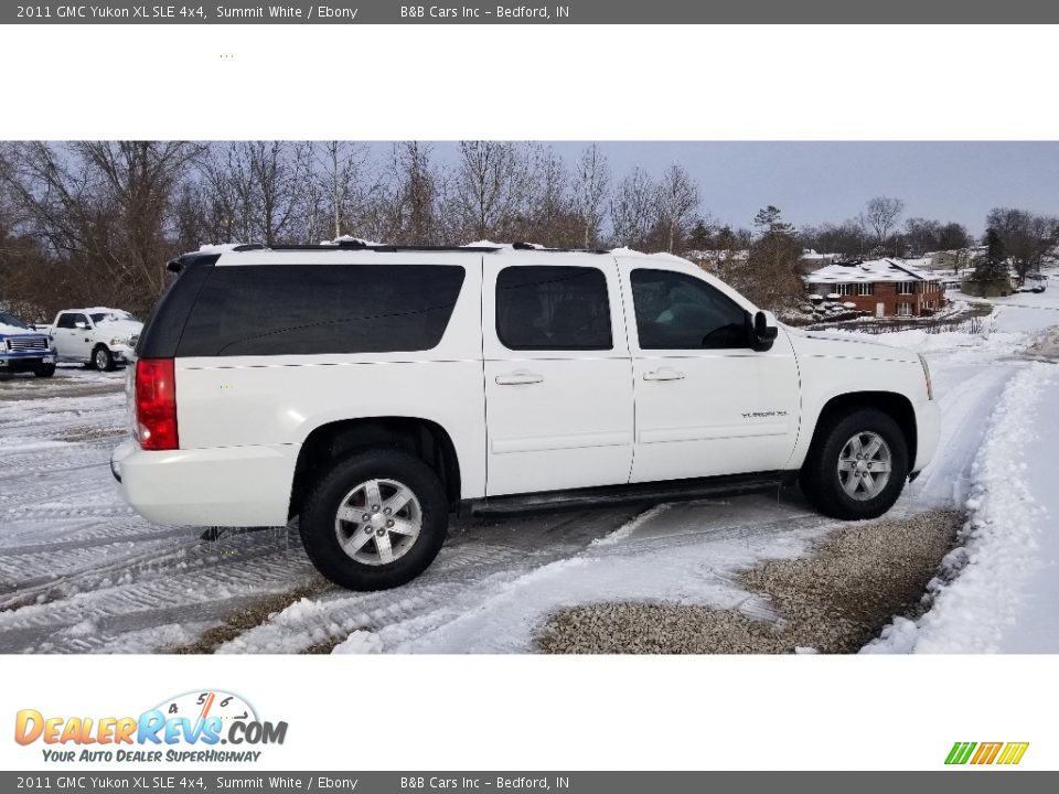 2011 GMC Yukon XL SLE 4x4 Summit White / Ebony Photo #5