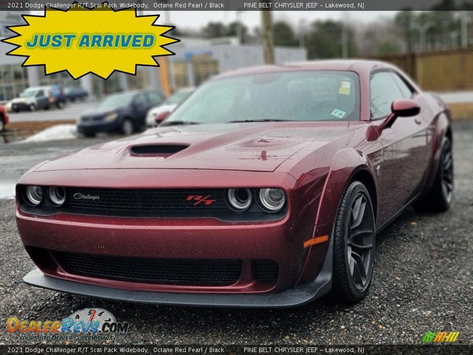 2021 Dodge Challenger R/T Scat Pack Widebody Octane Red Pearl / Black Photo #1