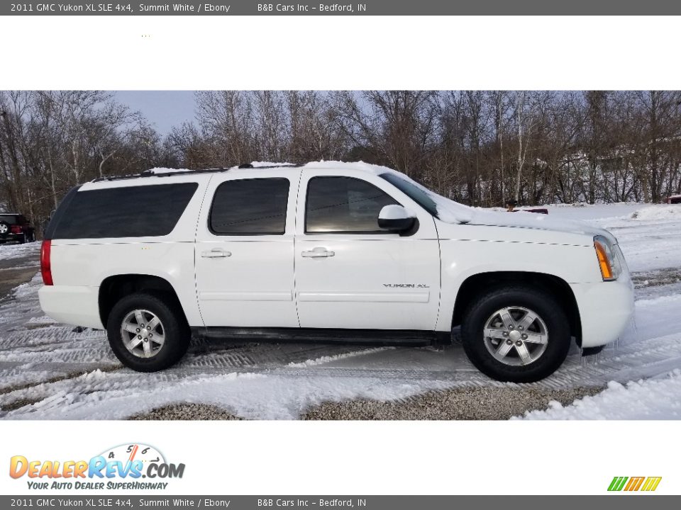 2011 GMC Yukon XL SLE 4x4 Summit White / Ebony Photo #6