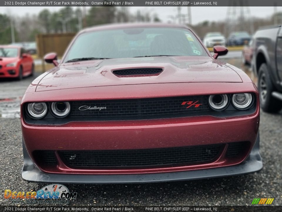 2021 Dodge Challenger R/T Scat Pack Widebody Octane Red Pearl / Black Photo #2